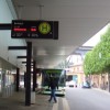 Abfahrtshaltestelle am Erfurter Busbahnhof