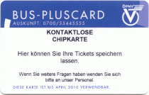 Bus-Pluscard (Vorderseite)