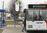 Neue Haltestelle "Weiensee, Bahnhofstr." (seit 2008)