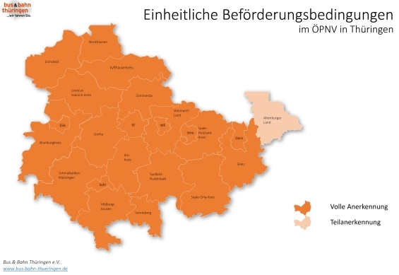 Linienverkehr Kreis Sömmerda Beförderungsbedingungen